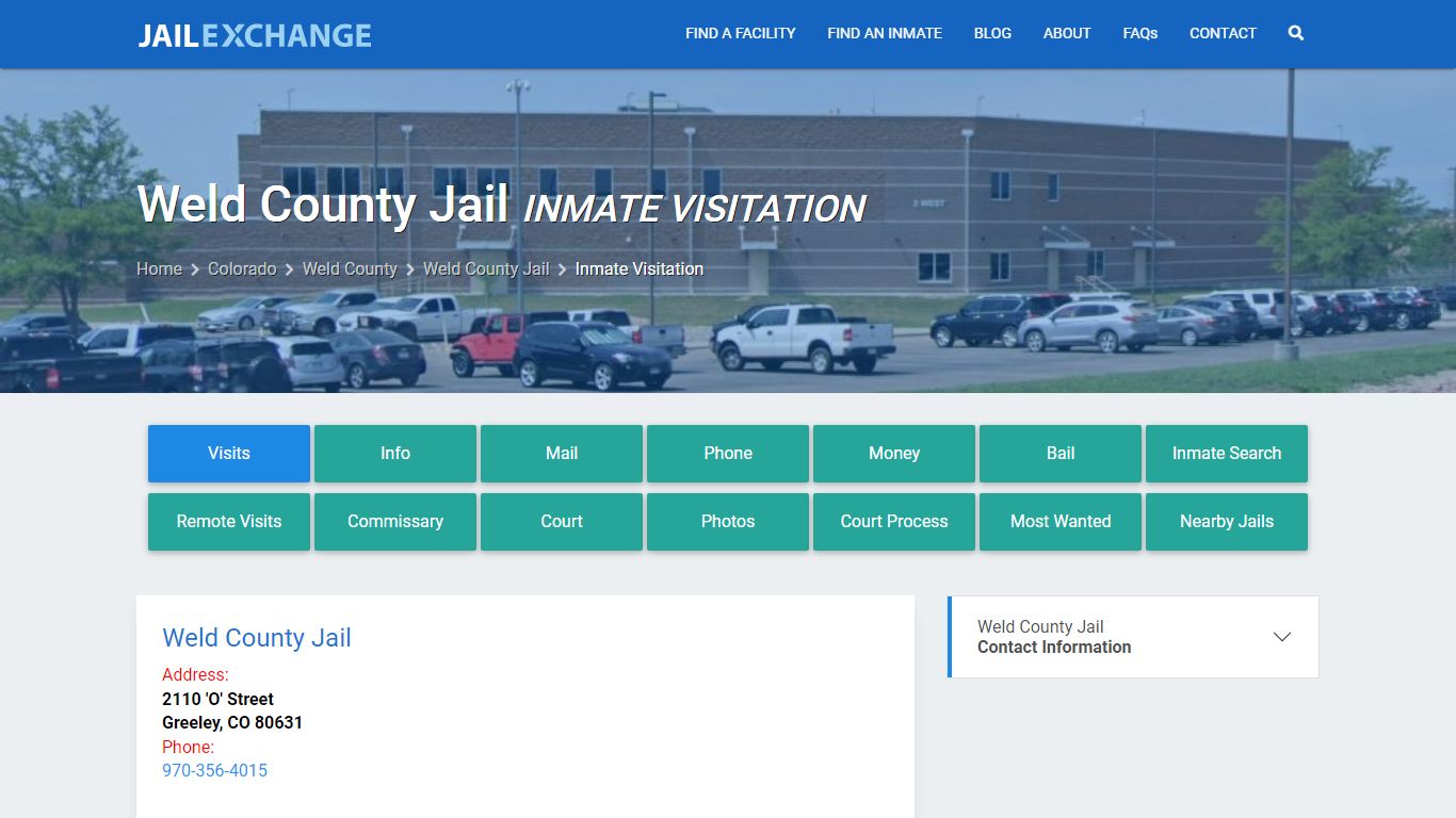 Inmate Visitation - Weld County Jail, CO - Jail Exchange